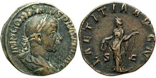  Sestertius Roman Empire (27BC-395) Brass Gordian III (225-244)