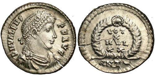  Siliqua Impero bizantino (330-1453) Argento Valente (328-378)