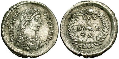  Siliqua Imperio bizantino (330-1453) Plata Arcadio (377-408)