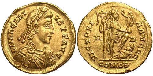  Solidus Byzantine Empire (330-1453) Gold Arcadius (377-408)