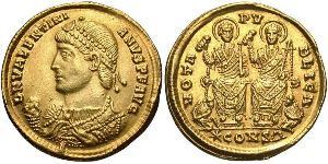  Solidus Roman Empire (27BC-395) Gold Valentinian I  (321-375)