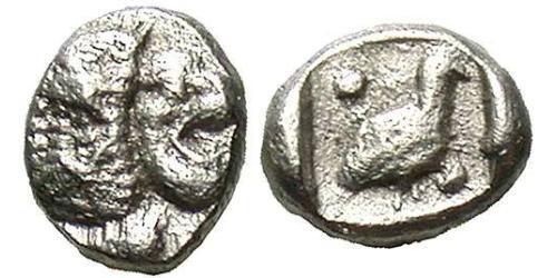  Tetartemorion Grèce antique (1100BC-330) Argent 