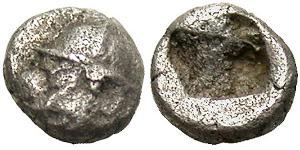  Tetartemorion Antikes Griechenland (1100BC-330) Silber 