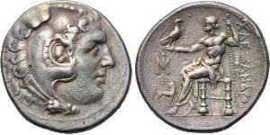  Tetradrachm Macedonian Kingdom (800BC-146BC) Silber Alexander III der Große (356BC-323BC)