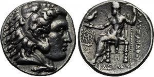  Tetradrachm Macedonian Kingdom (800BC-146BC) Silber Alexander III der Große (356BC-323BC)