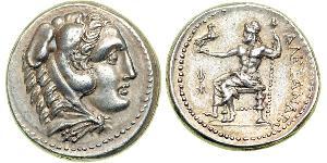  Tetradrachm Macedonian Kingdom (800BC-146BC) Silber Alexander III der Große (356BC-323BC)