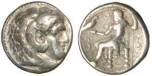  Tetradrachm Macedonian Kingdom (800BC-146BC) Silber Alexander III der Große (356BC-323BC)
