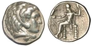  Tetradrachm Macedonian Kingdom (800BC-146BC) Silber Alexander III der Große (356BC-323BC)