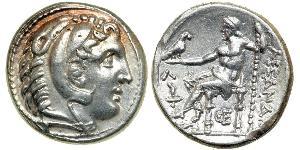  Tetradrachm Macedonian Kingdom (800BC-146BC) Silber Alexander III der Große (356BC-323BC)