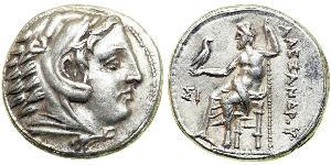  Tetradrachm Macedonian Kingdom (800BC-146BC) Silber Alexander III der Große (356BC-323BC)