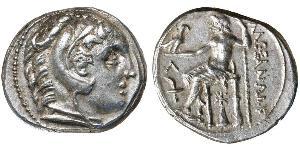  Tetradrachm Macedonian Kingdom (800BC-146BC) Silber Alexander III der Große (356BC-323BC)