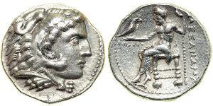  Tetradrachm Macedonian Kingdom (800BC-146BC) Silber Alexander III der Große (356BC-323BC)