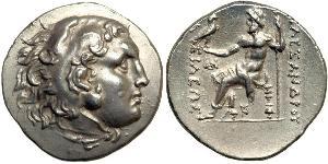  Tetradrachm Macedonian Kingdom (800BC-146BC) Silber Alexander III der Große (356BC-323BC)