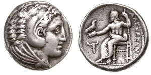  Tetradrachm Macedonian Kingdom (800BC-146BC) Silber Alexander III der Große (356BC-323BC)