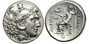  Tetradrachm Macedonian Kingdom (800BC-146BC) Silber Alexander III der Große (356BC-323BC)