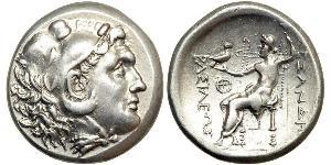  Tetradrachm Macedonian Kingdom (800BC-146BC) Silber Alexander III der Große (356BC-323BC)