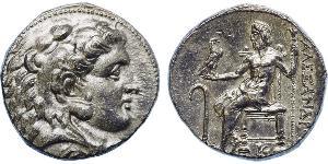  Tetradrachm Macedonian Kingdom (800BC-146BC) Silber Alexander III der Große (356BC-323BC)