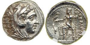  Tetradrachm Macedonian Kingdom (800BC-146BC) Silber Alexander III der Große (356BC-323BC)