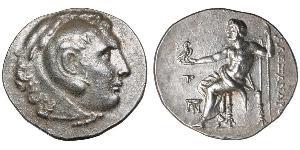  Tetradrachm Macedonian Kingdom (800BC-146BC) Silber Alexander III der Große (356BC-323BC)