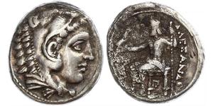  Tetradrachm Macedonian Kingdom (800BC-146BC) Silber Alexander III der Große (356BC-323BC)