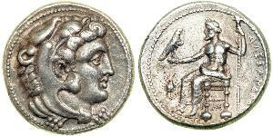  Tetradrachm Macedonian Kingdom (800BC-146BC) Silber Alexander III der Große (356BC-323BC)