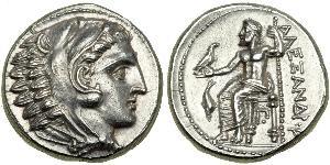  Tetradrachm Macedonian Kingdom (800BC-146BC) Silber Alexander III der Große (356BC-323BC)