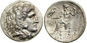  Tetradrachm Macedonian Kingdom (800BC-146BC) Silber Alexander III der Große (356BC-323BC)