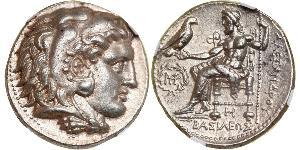  Tetradrachm Macedonian Kingdom (800BC-146BC) Silber Alexander III der Große (356BC-323BC)