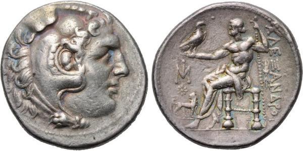  Tetradrachm Macedonian Kingdom (800BC-146BC) Silber Alexander III der Große (356BC-323BC)