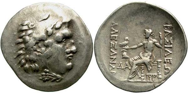  Tetradrachm Macedonian Kingdom (800BC-146BC) Silber Alexander III der Große (356BC-323BC)