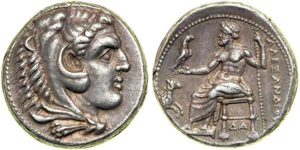  Tetradrachm Macedonian Kingdom (800BC-146BC) Silber Alexander III der Große (356BC-323BC)