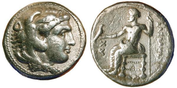  Tetradrachm Macedonian Kingdom (800BC-146BC) Silber Alexander III der Große (356BC-323BC)
