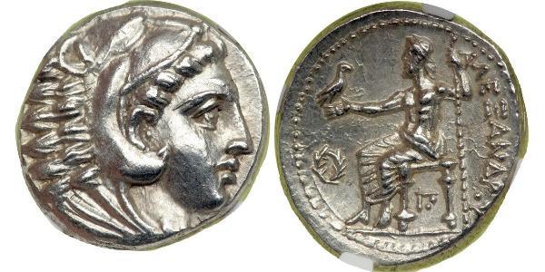  Tetradrachm Macedonian Kingdom (800BC-146BC) Silber Alexander III der Große (356BC-323BC)