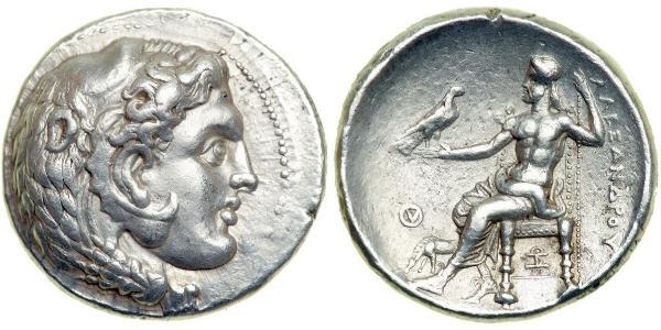  Tetradrachm Macedonian Kingdom (800BC-146BC) Silber Alexander III der Große (356BC-323BC)