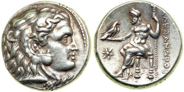  Tetradrachm Macedonian Kingdom (800BC-146BC) Silber Alexander III der Große (356BC-323BC)