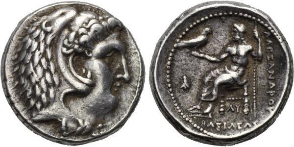  Tetradrachm Macedonian Kingdom (800BC-146BC) Silber Alexander III der Große (356BC-323BC)