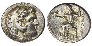  Tetradrachm Macedonian Kingdom (800BC-146BC) Silver Alexander III of Macedon (356BC-323BC)