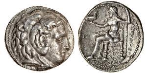  Tetradrachm Macedonian Kingdom (800BC-146BC) Silver Alexander III of Macedon (356BC-323BC)