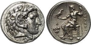  Tetradrachm Macedonian Kingdom (800BC-146BC) Silver Alexander III of Macedon (356BC-323BC)