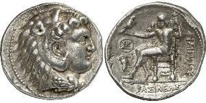  Tetradrachm Macedonian Kingdom (800BC-146BC) Silver Alexander III of Macedon (356BC-323BC)