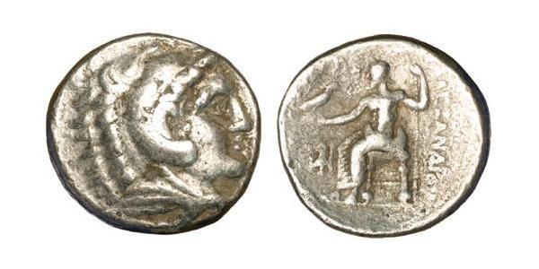  Tetradrachm Macedonian Kingdom (800BC-146BC) Silver Alexander III of Macedon (356BC-323BC)