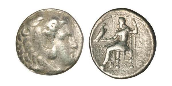  Tetradrachm Macedonian Kingdom (800BC-146BC) Silver Alexander III of Macedon (356BC-323BC)