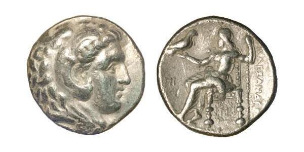  Tetradrachm Macedonian Kingdom (800BC-146BC) Silver Alexander III of Macedon (356BC-323BC)