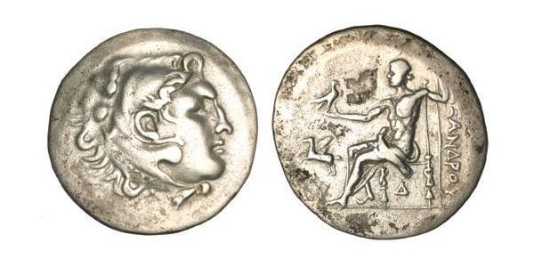  Tetradrachm Macedonian Kingdom (800BC-146BC) Silver Alexander III of Macedon (356BC-323BC)