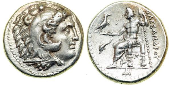  Tetradrachm Macedonian Kingdom (800BC-146BC) Silver Alexander III of Macedon (356BC-323BC)
