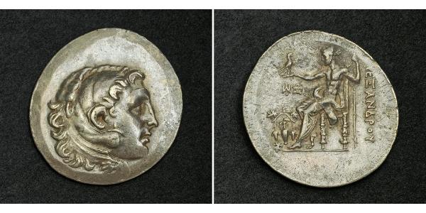  Tetradrachm Macedonian Kingdom (800BC-146BC) Silver Alexander III of Macedon (356BC-323BC)