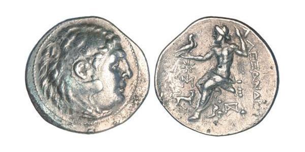  Tetradrachm Macedonian Kingdom (800BC-146BC) Silver Alexander III of Macedon (356BC-323BC)