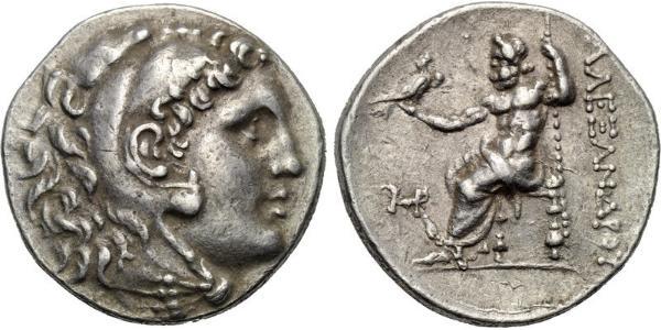  Tetradrachm Macedonian Kingdom (800BC-146BC) Silver Alexander III of Macedon (356BC-323BC)