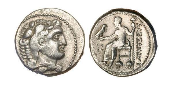  Tetradrachm Macedonian Kingdom (800BC-146BC) Silver Alexander III of Macedon (356BC-323BC)