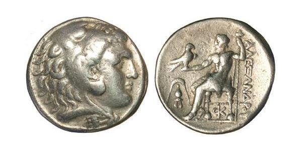  Tetradrachm Macedonian Kingdom (800BC-146BC) Silver Alexander III of Macedon (356BC-323BC)